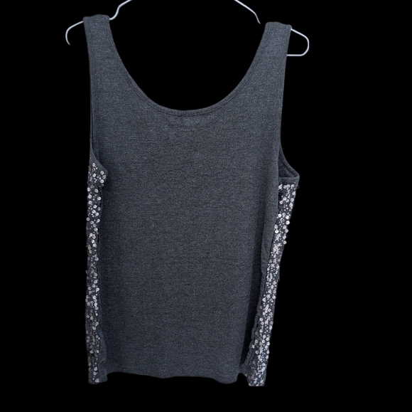 🟡 16. XL Sequin Tank Top Bubble Shape Sequin - Picture 2 of 5